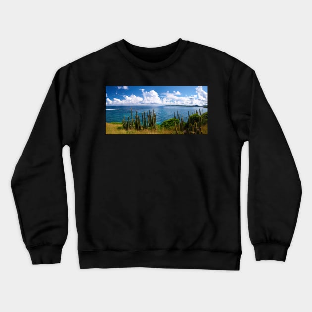 Ocean Coast Crewneck Sweatshirt by cinema4design